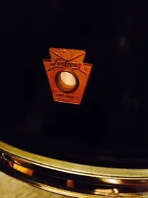 1965 / 1966 Ludwig Club Date Set in Black Lacquer with Matching Pioneer Snare
