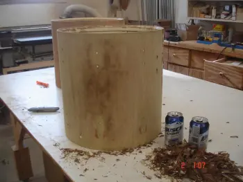 Removing the outer ply