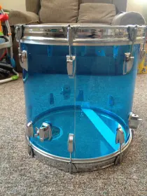 Ludwig 18&quot; Blue Vistalite FT.  LOCAL MI PICK UP ONLY