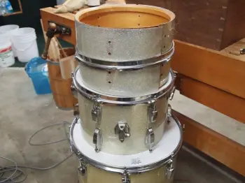 Ludwig Mid-70s Silver Sparkle Project Kit