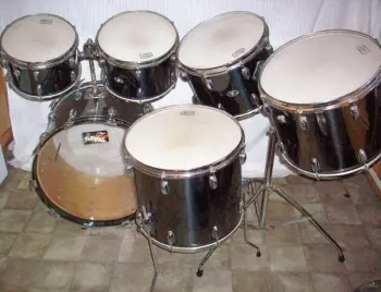 Slingerland Blackrome 5ply 1978 6 pc. Drumset FS