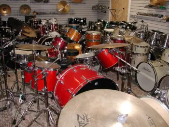 How do you display your drums?