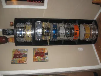 How do you display your drums?