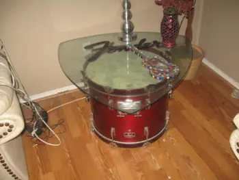 How do you display your drums?