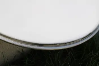 Cleaning up coated drum heads