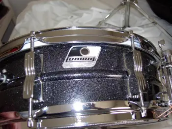 LUDWIG ACROLITE BLACK GALAXY 5X14&quot; WITH UFO CASE + extras