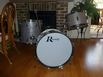 Rogers Silver Sparkle Drums