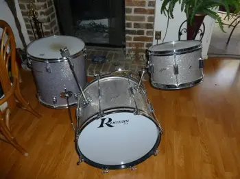 Rogers Silver Sparkle Drums