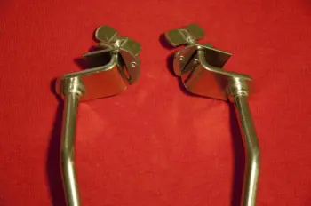 Vintage Bass Drum Hoop Mount Spurs (Leedy?)
