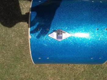 gretsch tack badge blue glitter floor tom for a red vista floor