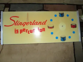 Circa 1971 Slingerland light up sign/clock.....