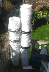 Drum riser by Home Depot LOL