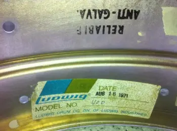 Black nickel over Chrome Ludwig Supraphonic snare drum?