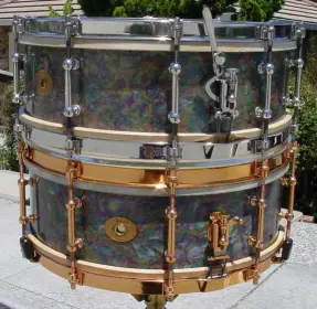 1928-30 5 x 14 Ludwig &amp; Ludwig “Rainbow Pearl”/Artgold Standard Model