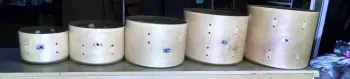 Needing info on  5 Slingerland Tom Shells
