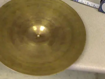 Hopefully you can tell me info.  VINTAGE RARE SIGNED CYMBAL
