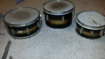 1920's possibly earlier vintage ludwig drum set