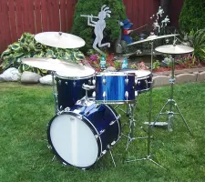 VINTAGE 1960s SLINGERLAND BLUE SPARKLE KIT