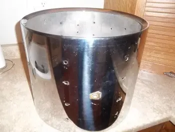 WANTED;...LUDWIG STAINLESS STEEL 8x12 TOM, 12x15 SNARE