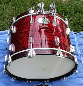 Rogers Red Onyx 13&quot; tom and 22&quot; Bass drum
