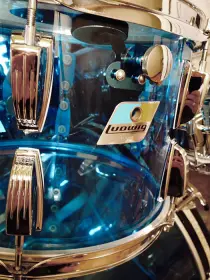 FOR SALE: Late 1970's Ludwig Blue Vistalites Complete Package - Matching serials and