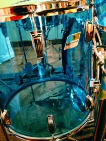 FOR SALE: Late 1970's Ludwig Blue Vistalites Complete Package - Matching serials and