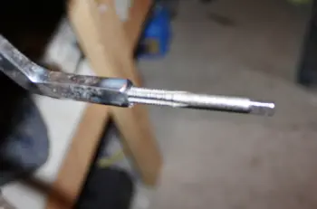 Custom Offset Swivomatic Bass Drum cymbal rod