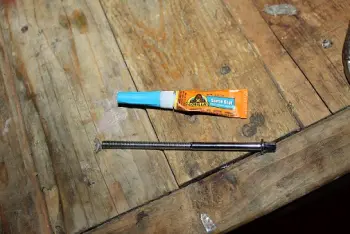 Custom Offset Swivomatic Bass Drum cymbal rod