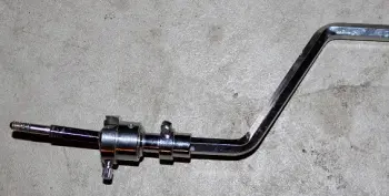 Custom Offset Swivomatic Bass Drum cymbal rod