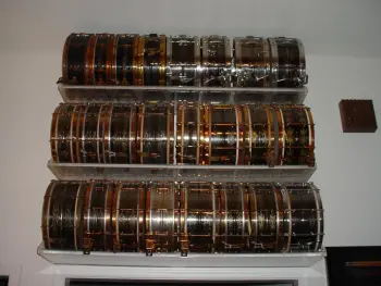 Behind every vintage drum collector