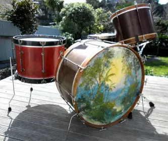 Old Ludwig Marching Snare for kit