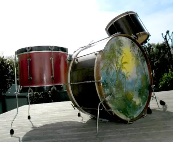 Old Ludwig Marching Snare for kit
