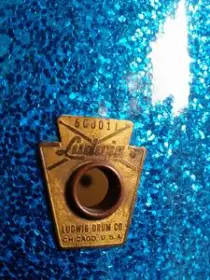 67 Ludwig Blue Sparkle Clubdate 20/14/12