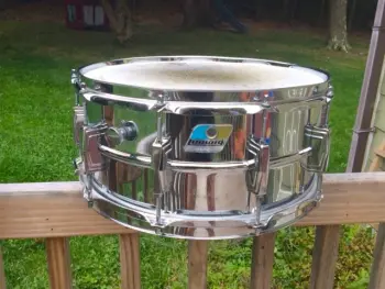 BONHAM! vintage blue and olive badge Ludwig 6.5&quot;x14&quot; supraphonic snare drum
