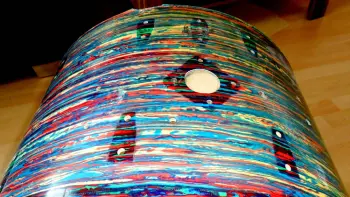 Homemade Psychedelic Red Wrap
