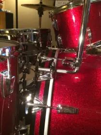 Bass drum cymbal mount alternative