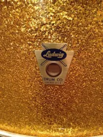 FOR SALE: Vintage 1960 Ludwig Trans Badge 6.5x15 School Festival Snare