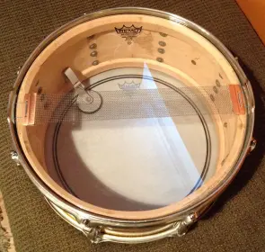 FOR SALE: Vintage 1960 Ludwig Trans Badge 6.5x15 School Festival Snare