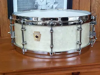 1 of a kind Ludwig Exotic prototype white birdseye