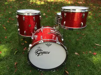 1960's Vintage Gretsch Round Badge bop kit 12/14/18 !