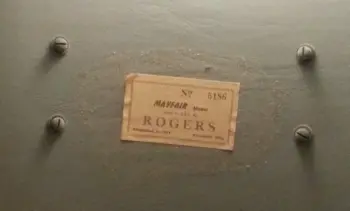 Late 50's/Early 60's Rogers Blue/Silver Duco Kit