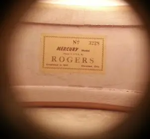 Late 50's/Early 60's Rogers Blue/Silver Duco Kit