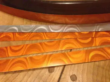 60's Arai with cool orange ripple wrap