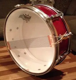 FOR SALE: Vintage 1965 Ludwig Pioneer Snare in Red Sparkle