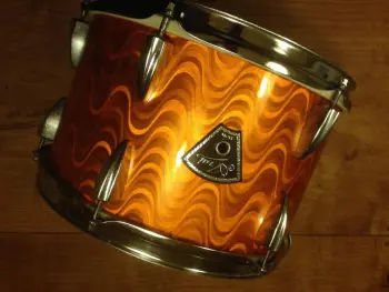 60's Arai with cool orange ripple wrap