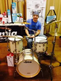 Ludwig Atlas bass drum cymbal mount