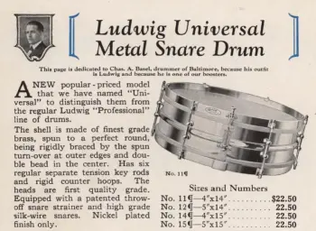What year Ludwig Universal?
