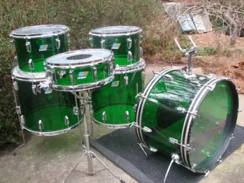 Green Vistalite Snare