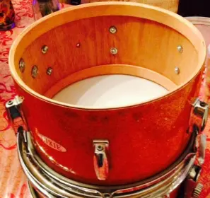 Dixie orange sparkle score! 18 inch bass drum !