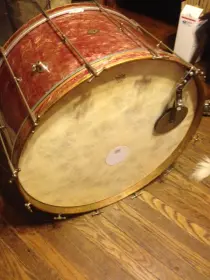 Slingerland Rose Marine Pearl Bass Drum